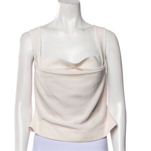 Miaou Elegant Cream and White Top